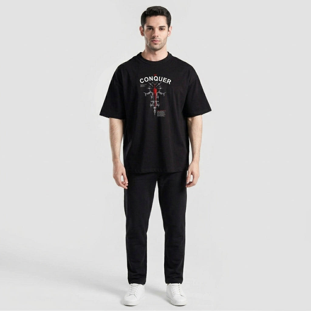 Nightmare Gotic Oversized Tee (Black)
